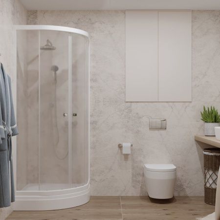 Душевой уголок Тритон Ультра Щ0000061796 100х100 стекло прозрачное профиль белый с поддоном