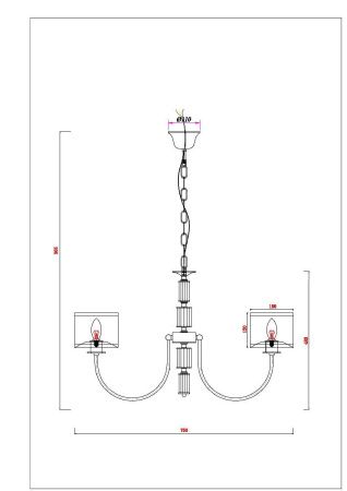 Люстра подвесная Arte Lamp Attore (Атторе) A4092LM-5CC