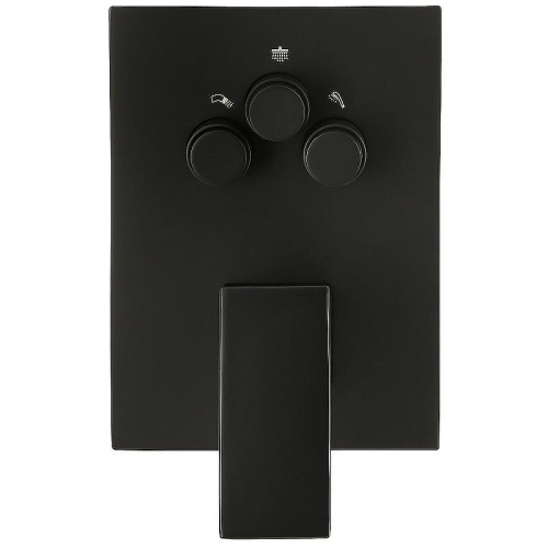 Душевая система ALMAes Eden TVZ-0817 встраиваемая цвет черный - фото 3