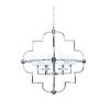 Люстра подвесная Lumina Deco Baltimore (Балтиморе) LDP 8020-6 CHR+WT