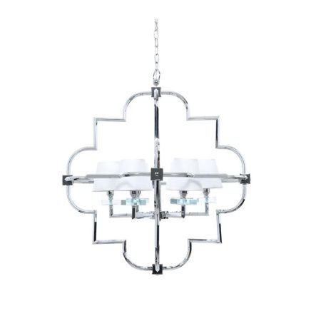 Люстра подвесная Lumina Deco Baltimore (Балтиморе) LDP 8020-6 CHR+WT