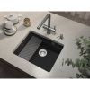 Кухонная мойка Grandex Aqua 500205 55х45 цвет черный поверхность матовая