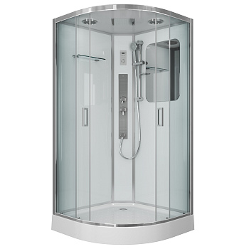 Душевая кабина Niagara Premium 60020114G 100х100 четверть круга с крышей ориентация универсальная Душевая кабина Niagara Premium 60020114G 100х100 четверть круга с крышей ориентация универсальная