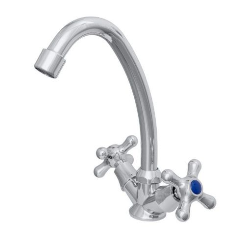 Смеситель для кухни Сантаком StOmega 3306-1 на мойку хром - фото 2