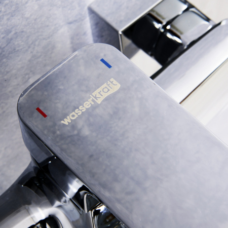 Смеситель для ванны WasserKRAFT Salm 2700 2701 настенный хром