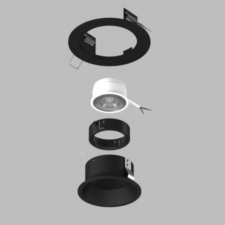 Светильник встраиваемый Lightstar Domino (Домино) D61707BMOD