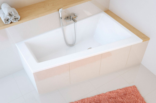 Ванна акриловая гидромассажная Excellent Sfera WAEX.SFP17.LINE.WH 170х100 пристенная асимметричная с каркасом - фото 2