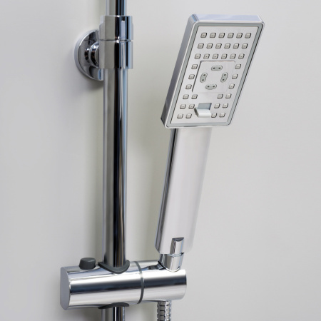 Душевая стойка WasserKRAFT A15502 настенная цвет хром с термостатом