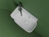 Раковина из сантехнического фарфора Ceramica Nova ELEMENT CN6074R 40х20 подвесная цвет белый 1 отверстие под смеситель