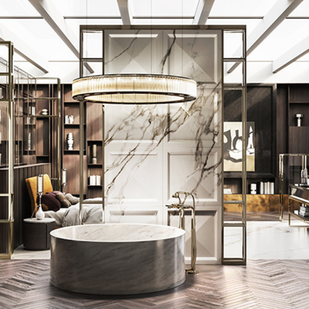 Смеситель для ванны Gessi Venti20 65128#710 напольный латунь (внешняя часть)