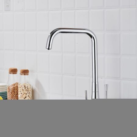 Смеситель для кухни Shevanik S528 на мойку хром