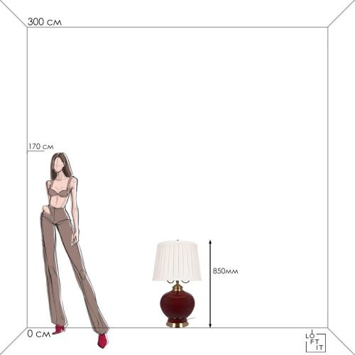 Настольная лампа Loft It Ruby 10267T/L - фото 5