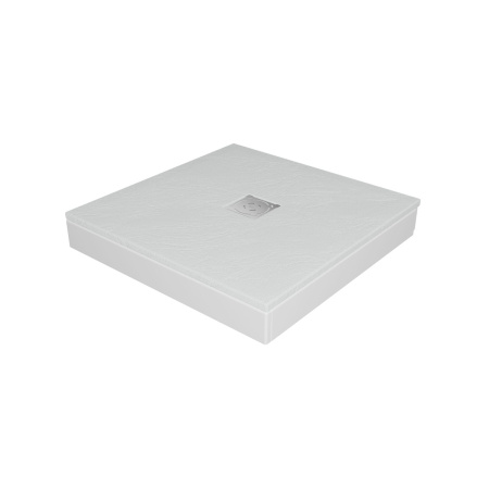 Душевой поддон из искусственного камня RGW Stone Tray (Стоун Трей) 16152010-01K 100х100 белый с ножками