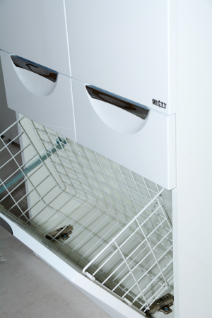 Шкаф-пенал Misty Орхидея П-Жас05060-011К2Я 60х200 напольный цвет белый