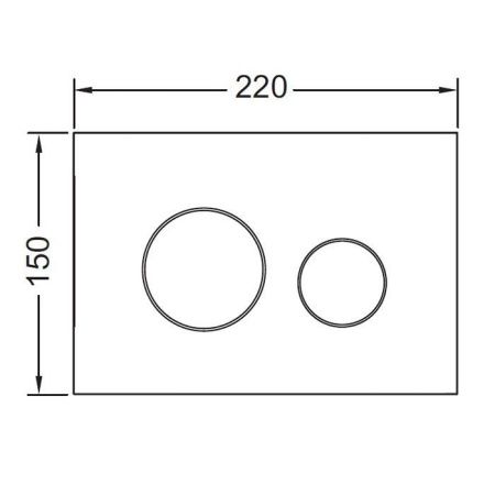 Клавиша смыва механическая Tece TECEloop 9240936 цвет латунь