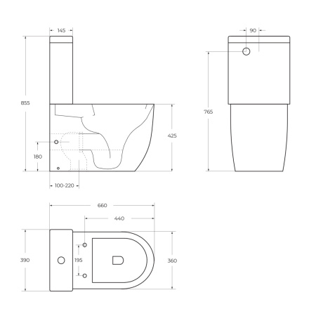 Унитаз напольный с бачком BelBagno SFERA-R BB2141CPR/BB902SC белый с сиденьем микролифт безободковый каскадный смыв