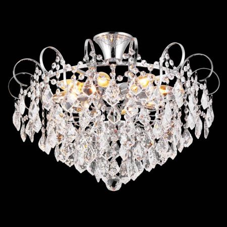 Люстра подвесная Natali Kovaltseva HAPPY DIAMONDS (ХАППЫ ДИАМОНДС) HAPPY DIAMONDS 11545/8C CHROME