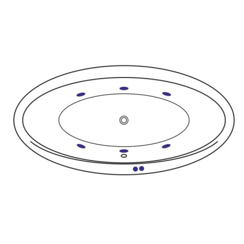 Ванна акриловая гидромассажная Excellent LUMINA WAEX.LUM19.SOFT.CR 190х95 отдельностоящая овальная с каркасом - фото 2