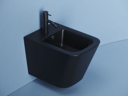 Биде подвесное Ceramica Nova UNION CN4010MB цвет черный