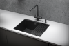 Кухонная мойка Granula Kitchen Space 6045U, ЧЕРНЫЙ МАТОВЫЙ 60х45 цвет черный поверхность матовая
