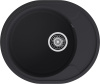 Кухонная мойка Granfest Urban 857L черный 57х48 цвет черный поверхность матовая