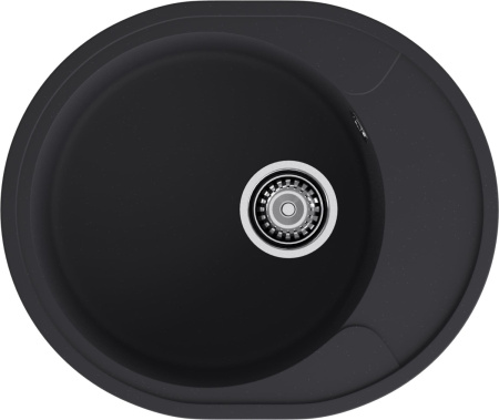 Кухонная мойка Granfest Urban 857L черный 57х48 цвет черный поверхность матовая
