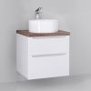 Тумба под раковину Jorno WOOD wood.01.60/P/W 60х50 подвесная цвет белый