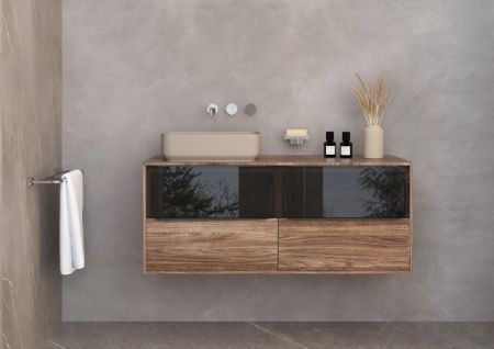 Раковина из искусственного камня Plumberia Selection Nove NOVE SOFT TL 50х30 накладная цвет бежевый