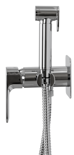 Гигиенический душ со смесителем Daniel TA645BP4DCCR хром - фото 2