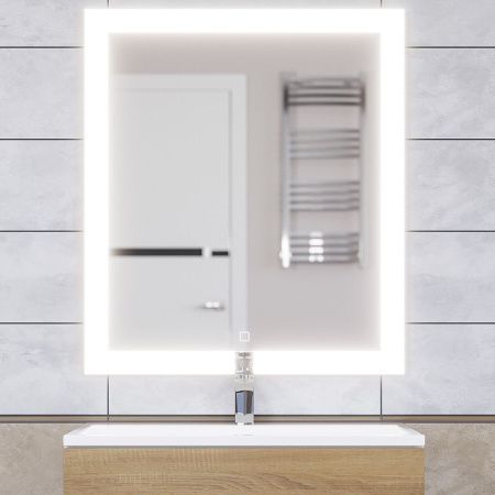 Зеркало с подсветкой и антизапотевателем Uperwood Barsa 2920205442 70х80 подвесное
