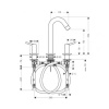 Смеситель Hansgrohe Focus 31937000 на раковину хром