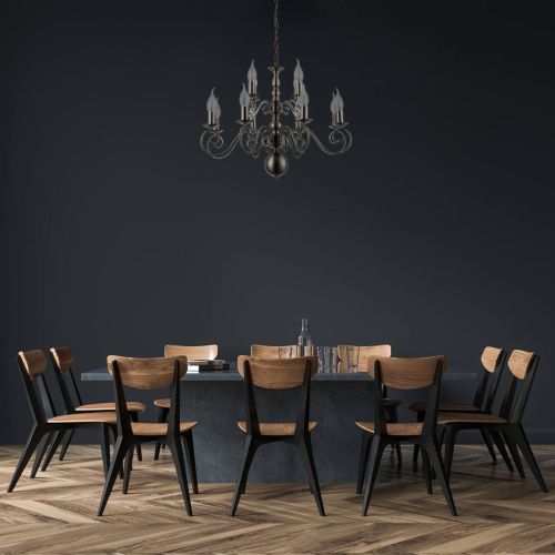 Люстра подвесная Arte Lamp Isabel (Исабел) A1129LM-12AB - фото 4