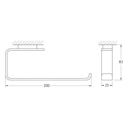 Полотенцедержатель Artwelle REGEN 8313