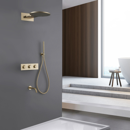 Душевая система ABBER AF8150G встраиваемая в стену