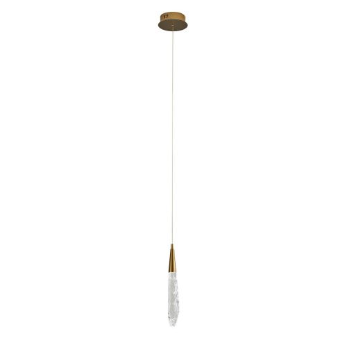 Светильник подвесной Delight Collection OD2438-1 gold/clear - фото 2