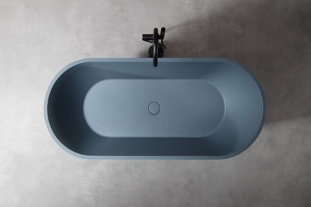 Ванна из искусственного камня Abber Frankfurt AM9941G 170х75 отдельностоящая овальная с каркасом