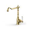 Смеситель для кухни Bravat ART F775109U на столешницу бронза