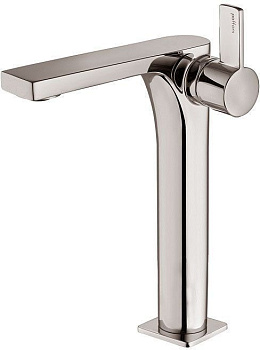 Смеситель Paffoni Rock RO081ST на столешницу сталь