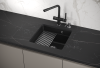 Кухонная мойка Granula Kitchen Space 4501U, ШВАРЦ 45х45 цвет шварц поверхность матовая