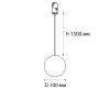 Трековый светильник Italline Fantom (Фантом) IT010-4020 black 3000K