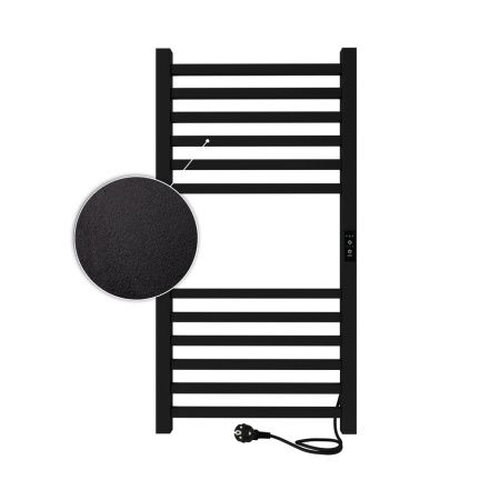 Полотенцесушитель электрический Indigo Attic LСLATCE80-40BRRt 45х80 черный