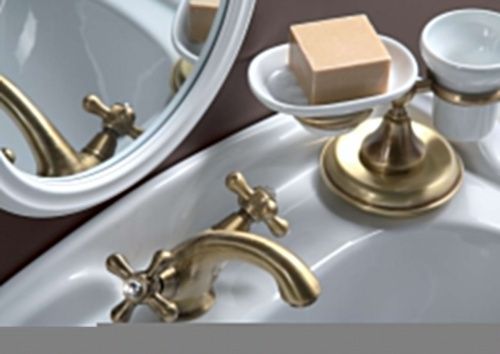 Смеситель Fiore 01ZZ0622 на раковину бронза - фото 4