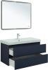 Тумба под раковину Aquanet Вега 2.0 00337945 99х46х50 подвесная цвет синий