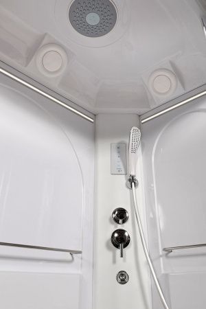 Душевая кабина AvaCan L620LLED+GM 120х80 асимметричная с крышей ориентация левая