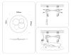Люстра потолочная Ambrella Light LineTech (ЛинеТецх) FL4802