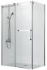 Душевой уголок Azario Vancouver AZ-NKF1131L 1000 120х100 стекло прозрачное профиль серебро без поддона
