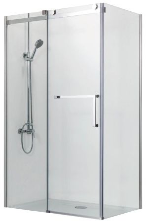 Душевой уголок Azario Vancouver AZ-NKF1131L 1000 120х100 стекло прозрачное профиль серебро без поддона