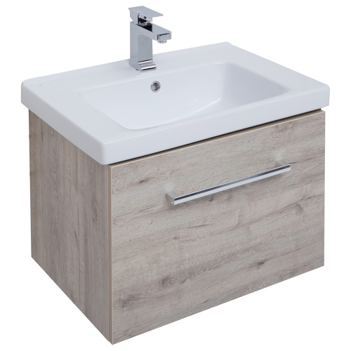 Тумба под раковину Dreja Big Inn 77.0202D 61х43х46 подвесная цвет дуб кантри - фото 4