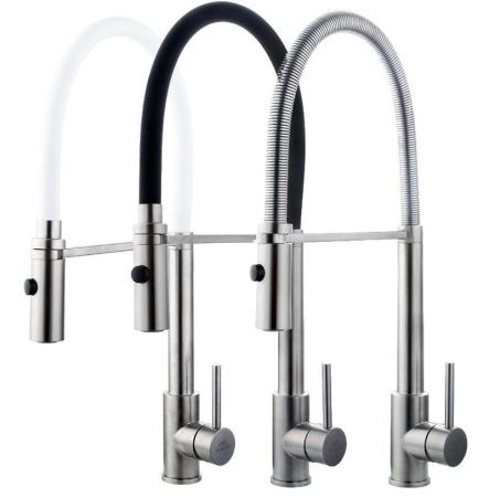 Смеситель для кухни Fashun A54111-3 на мойку сатин