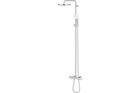 Душевая стойка Grohe Tempesta 26672001 настенная цвет хром с термостатом